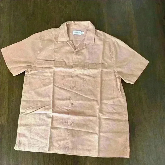Topman  shirt in peach size M - Picture 1 of 7
